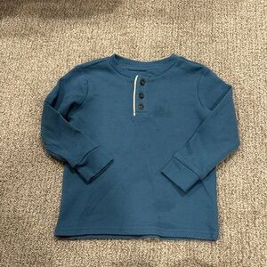 Garanimals Blue Long Sleeve Henley Tee